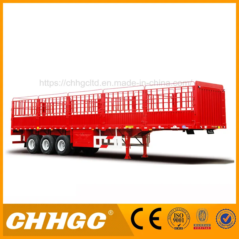 Van Type Truck Cargo Semi-Trailer