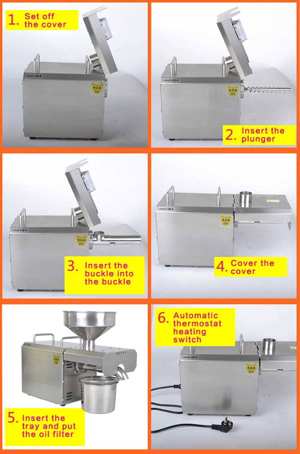 Vegetable Oil Press Mini Cooking Oil Cold Press Machine Seed Oil Press Pumpkin Machine