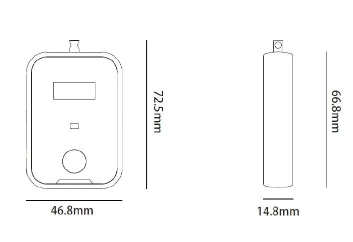 Vehicle Co Gas Alarm Carbon Monoxide Gax Alarm