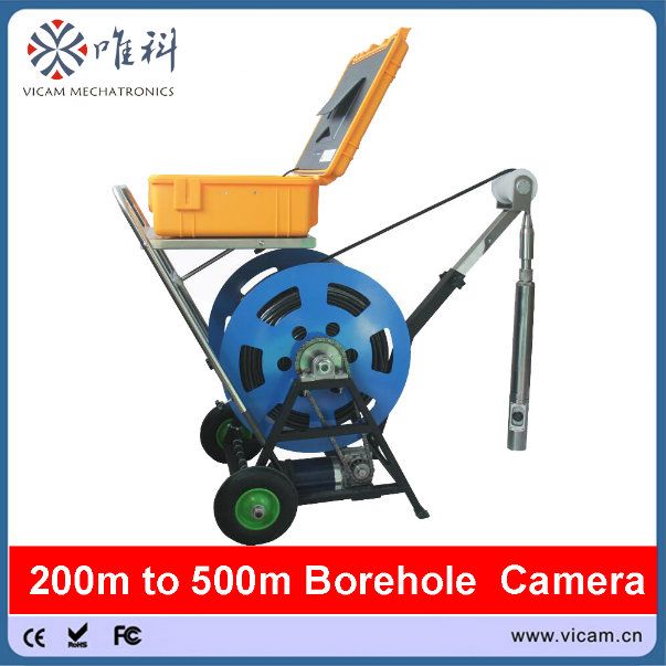Vicam New HD 720p Video Waterproof Borehole Camera with Manual Winch