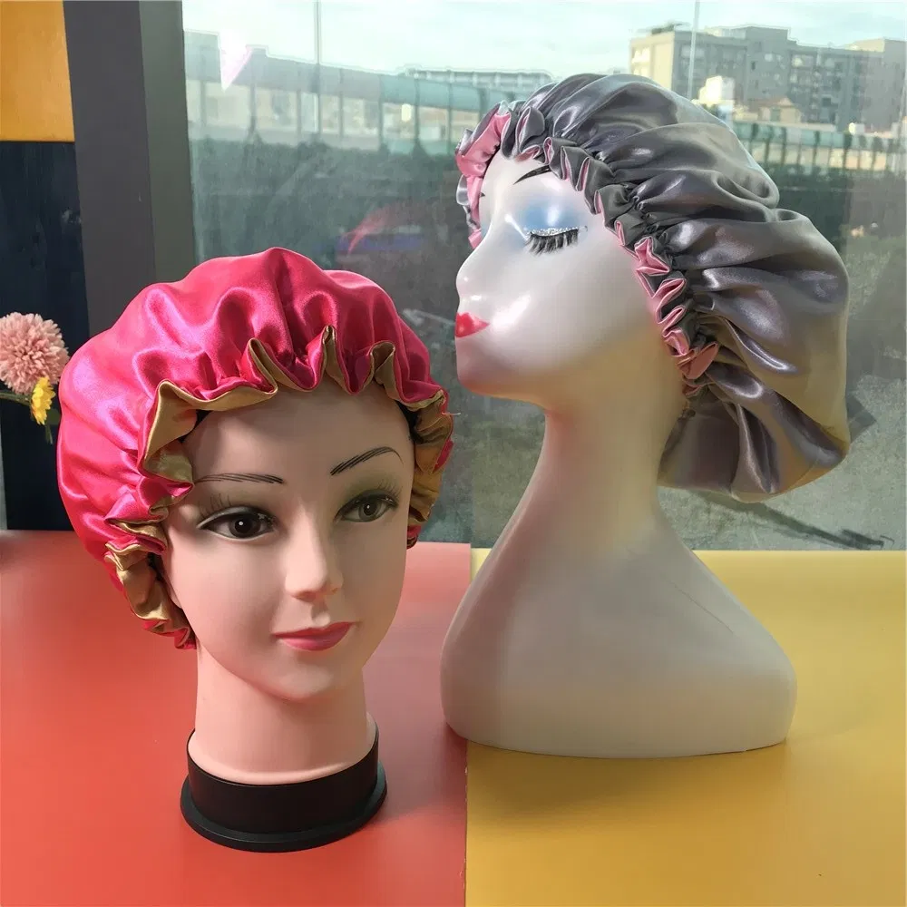 Wholesale Women Hair Bonnet Ankara Designer Bonnets Custom Logo Satin Bonnet