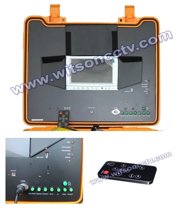 Witson 60m Pipe Plumbing Sewer Drain Camera (W3-CMP3588)