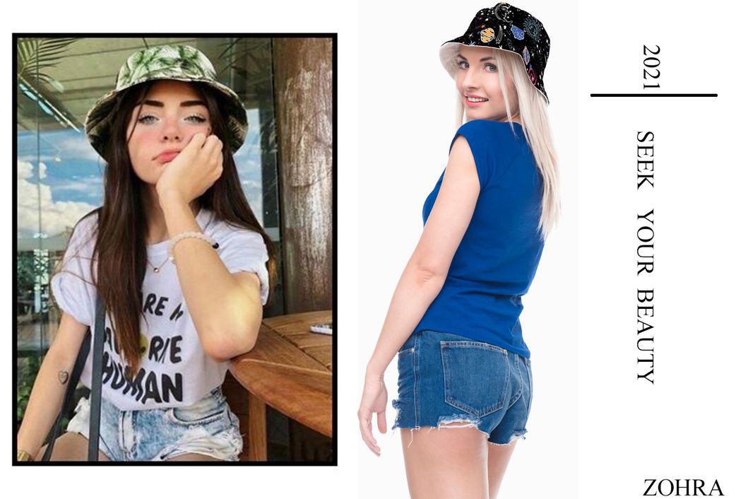 Zohra Custom Bulk 3D Printing Tie-Dye Galaxy Pattern Bucket Hat