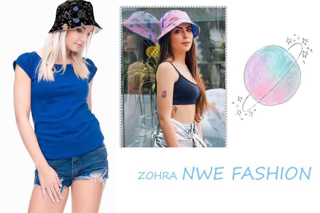 Zohra Custom Bulk 3D Printing Tie-Dye Galaxy Pattern Bucket Hat